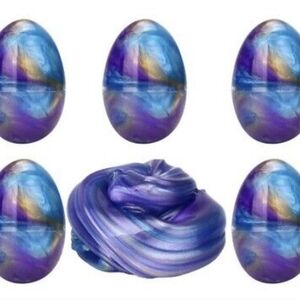 Set of 5 Blue & Purple Slime Eggs Easter